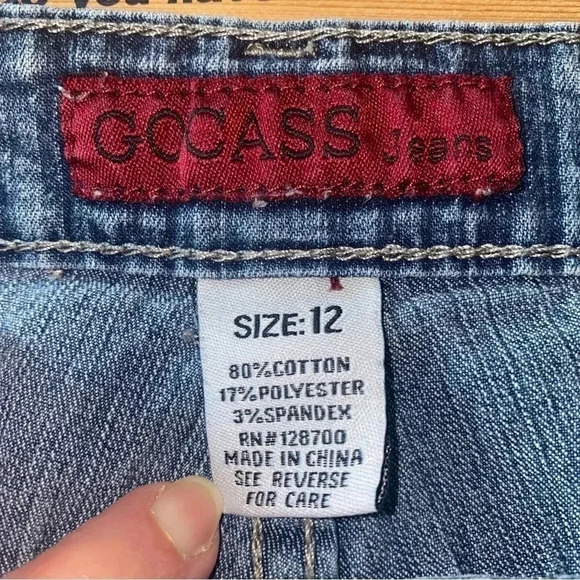 GO Cass Jeans Size 12 With Designer Pockets - Picture 6 of 8